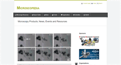 Desktop Screenshot of microscopedia.com