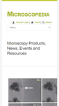 Mobile Screenshot of microscopedia.com